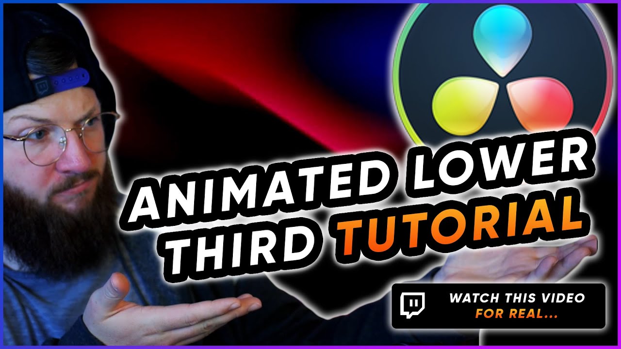 Create Twitch Follow Animation in Free Software // DaVinci Resolve Tutorials