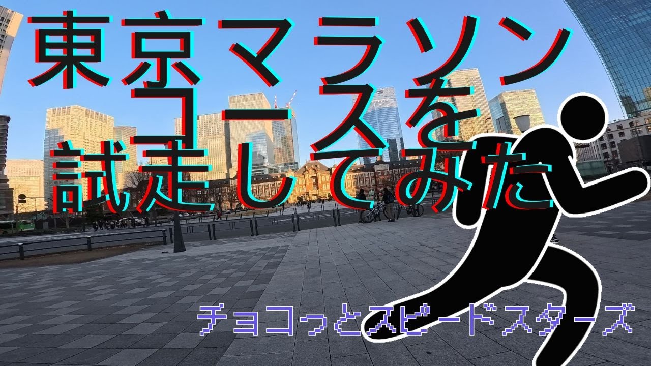 東京マラソンのコースを試走してみた