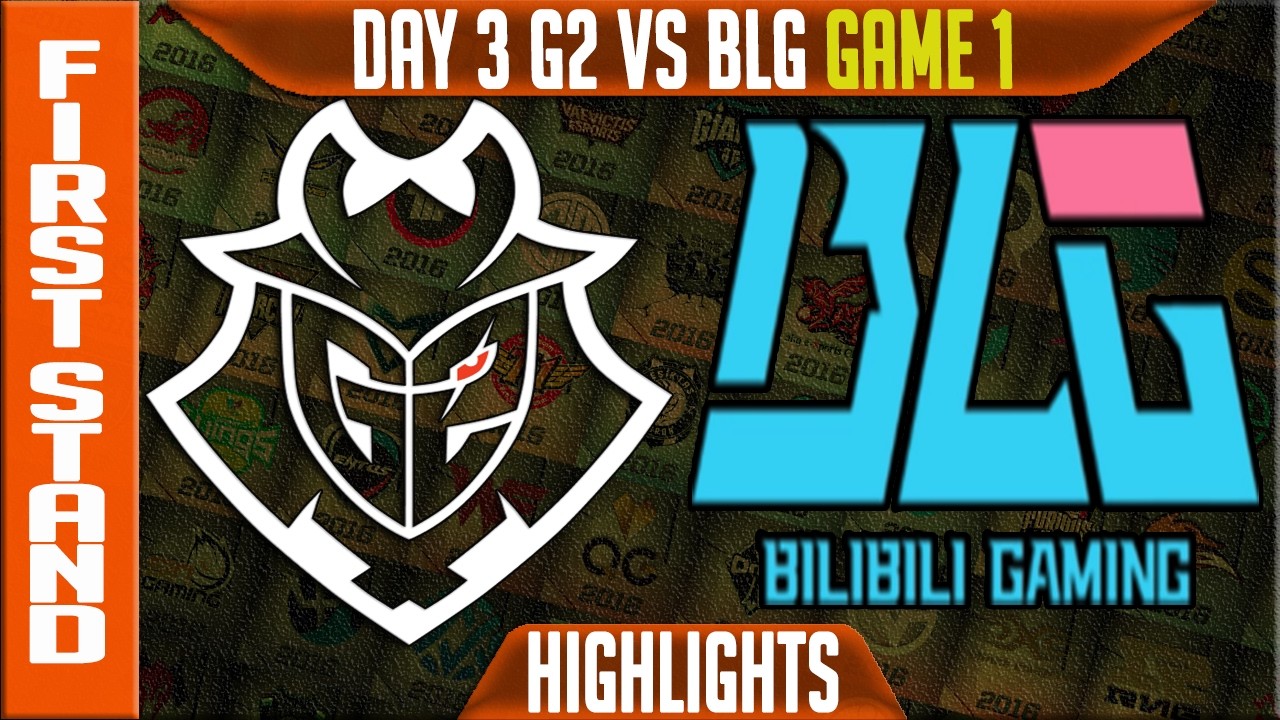 G2 vs BLG Highlights Game 1 | First Stand 2026 International Tournament Day 3 G2 Esports vs Bilibili