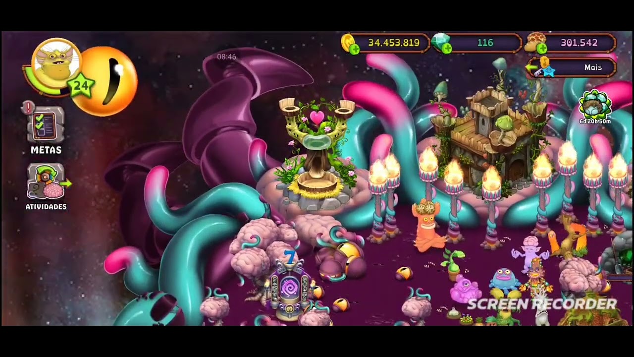 Eu voltei my singing monster...