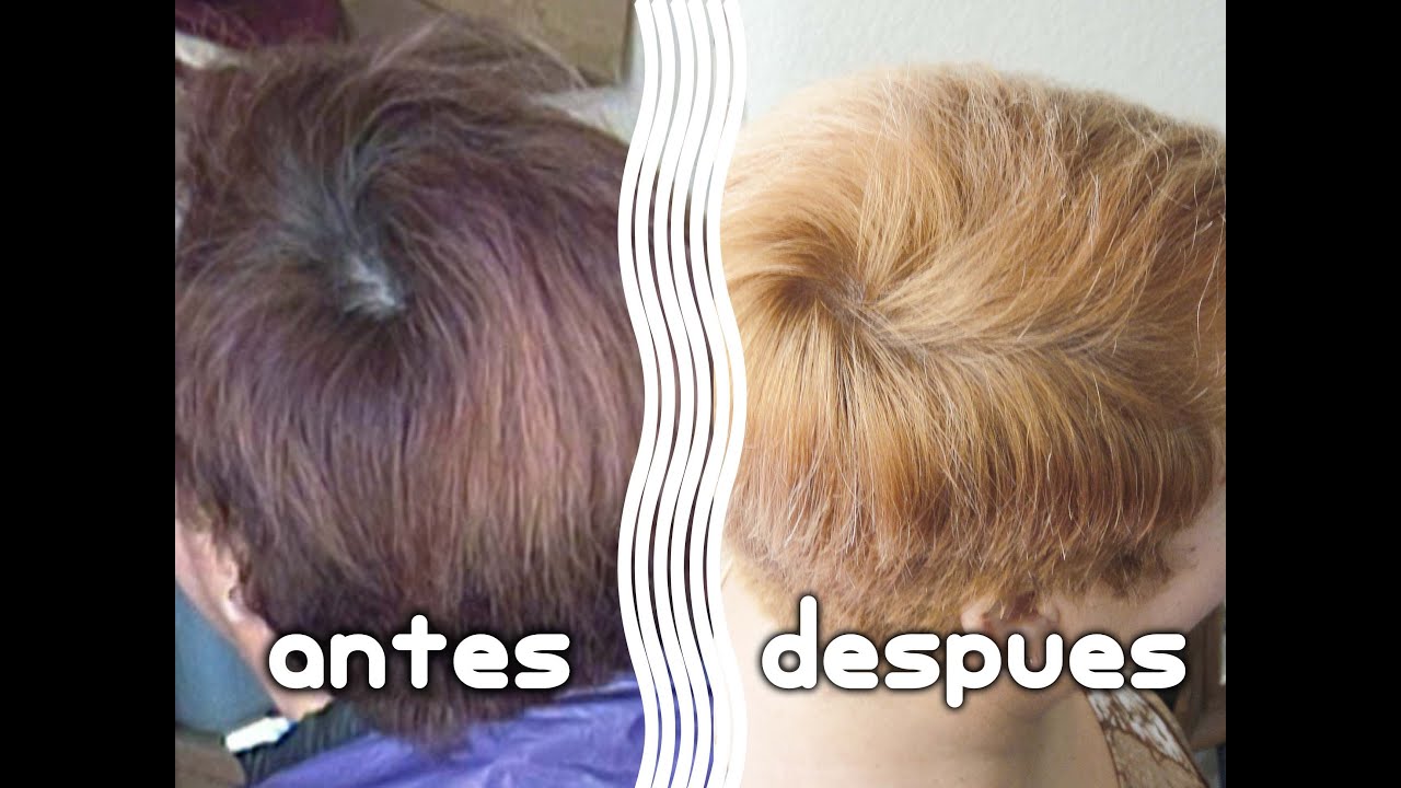 Como hacer una limpieza de color en el cabello (shampoo decolorante)