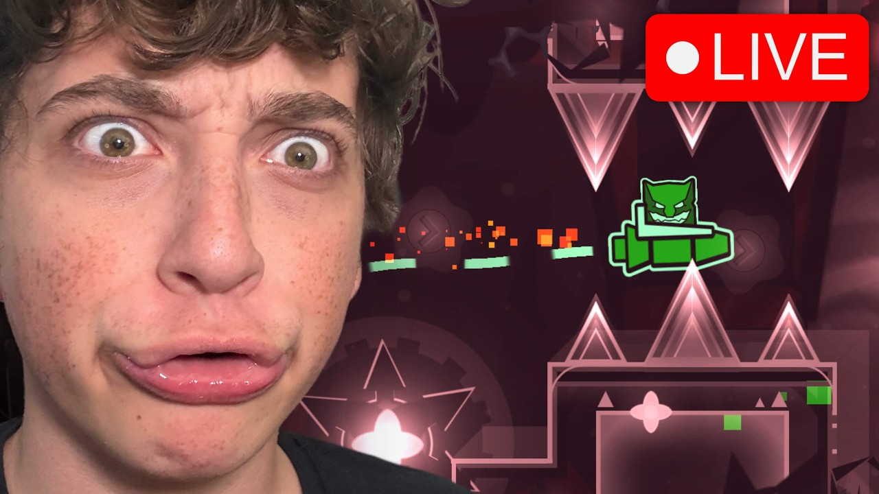 🔴I BEAT SWEATER WEATHER (100%)🔴DOING DEMONS NOW🔴GEOMETRY DASHING