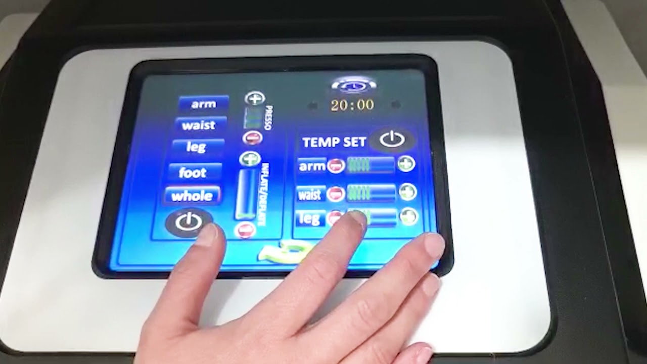 Presoterapia Profesional 3 En 1 - Efecto Sauna y Electroestimulación. Video explicativo