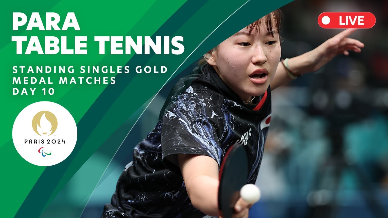 Para Table Tennis - Standing Singles Gold Medal Matches | Day 10 | Paris 2024 Paralympics