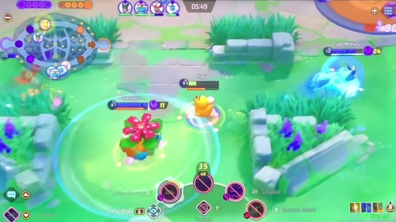 Pokémon Unite Master Rank (Bubble Beam/Disable Psyduck)