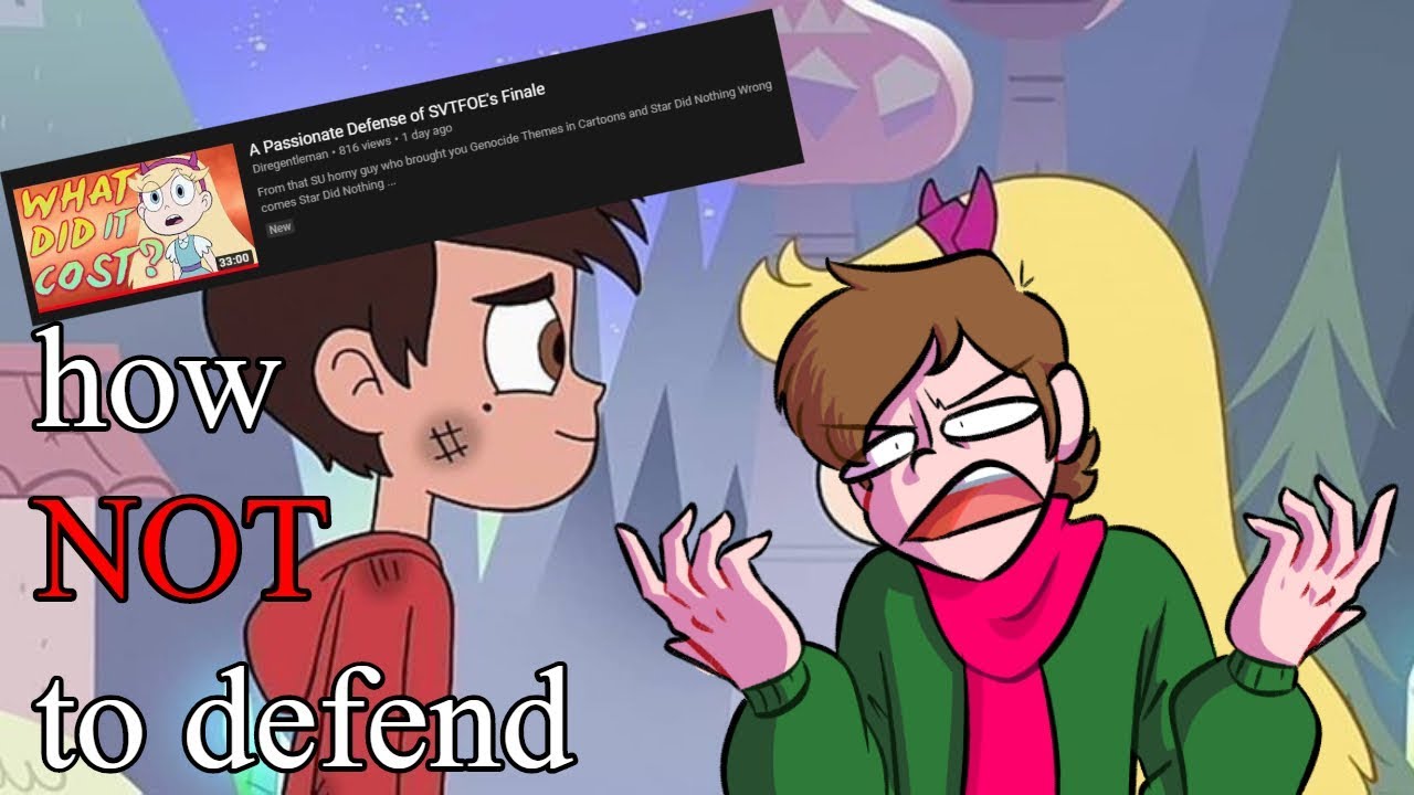 How NOT to defend SVTFOE's Finale (Diregentleman)
