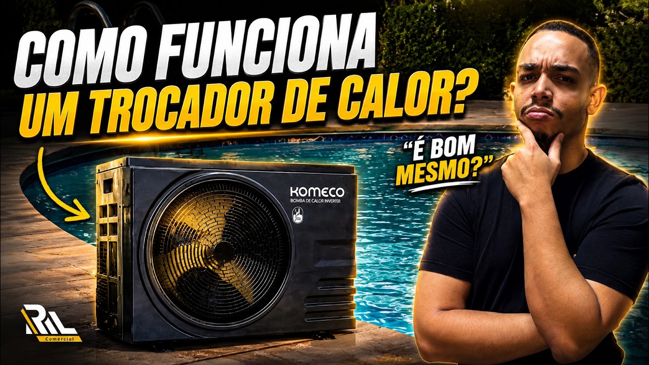 COMO FUNCIONA UM TROCADOR DE CALOR PARA PISCINA - PISCINA AQUECIDA NO INVERNO