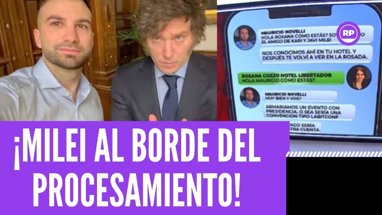 ¡ES TU FINAL JAVO!  Nuevos chats hunden completamente a Milei 