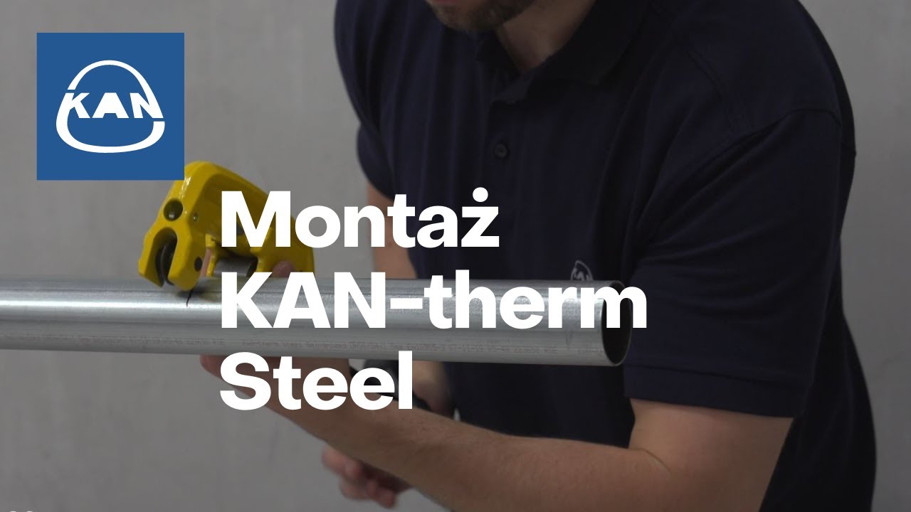Jak łączyć stalowe rury bez spawania? Montaż stalowych rur i kształtek systemu KAN-therm Steel
