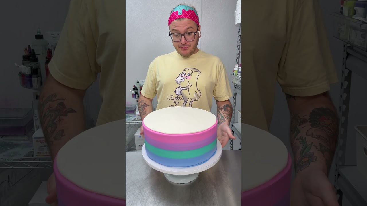Redeeming my unicorn cake reputation #bakerylife #cakedecorating #birthdaycake
