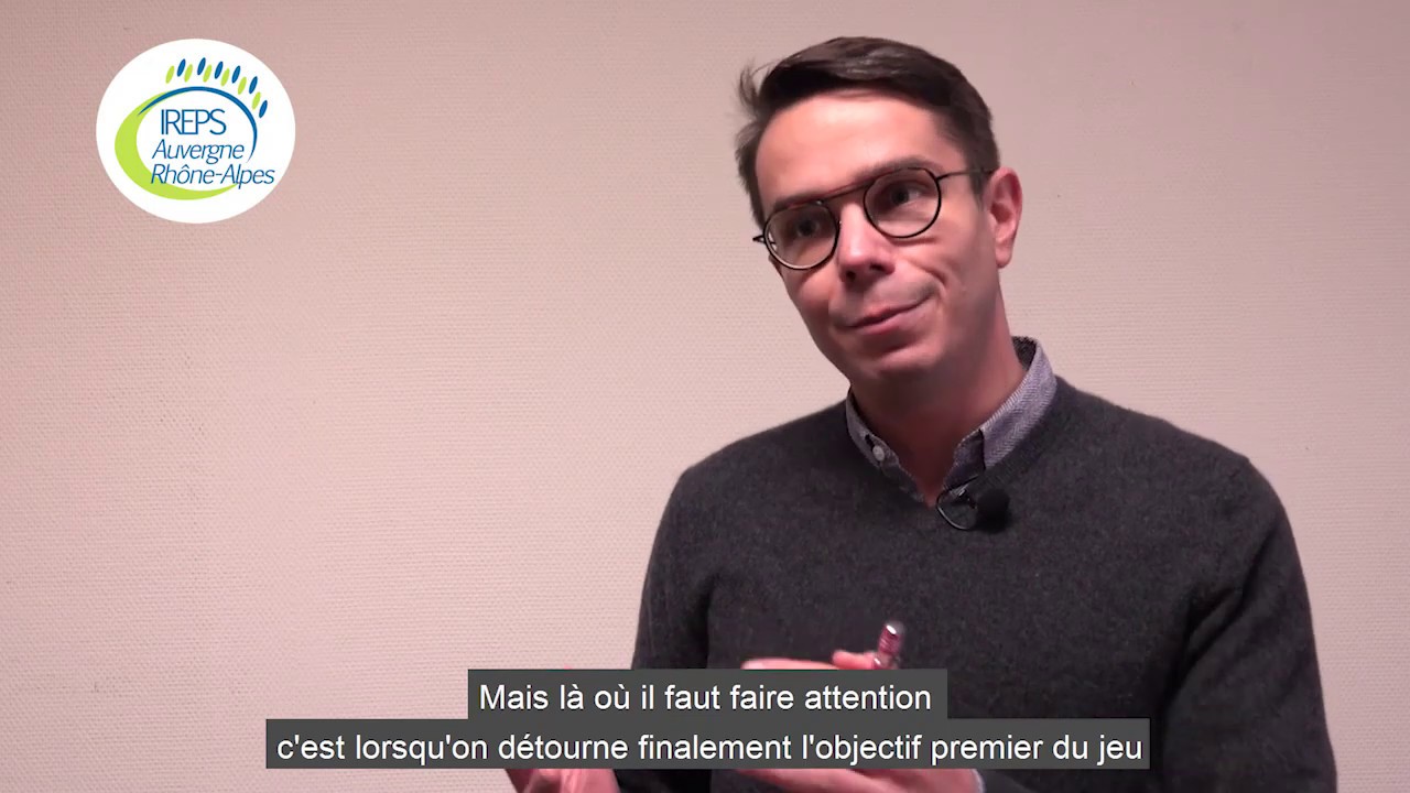 Le r&ocirc;le du JEU en pr&eacute;vention et promotion de la sant&eacute;