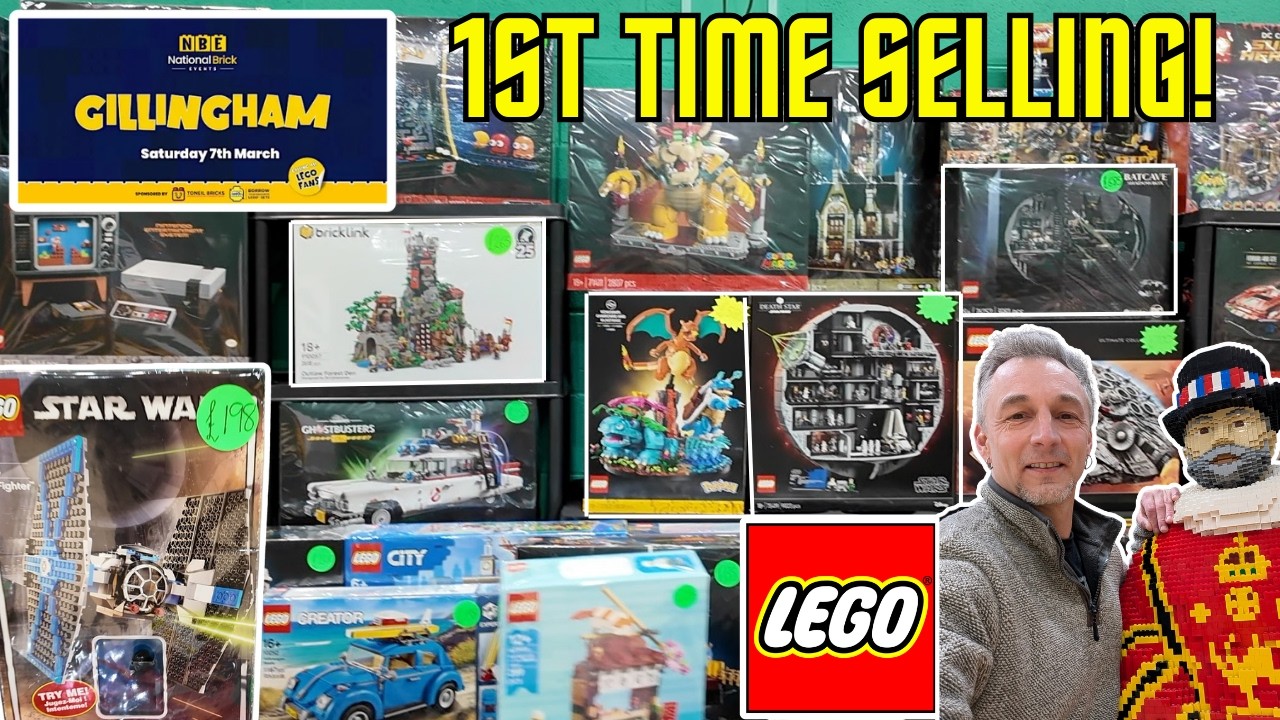 Gillingham National Brick Event - My First LEGO Show Selling & Displaying - Overview & Look Around