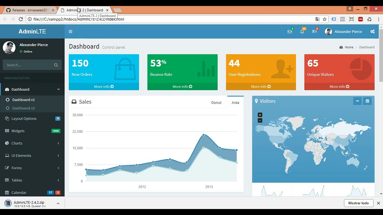 3 Crea Sistema Web de Punto de venta e inventario - Plantilla AdminLTE