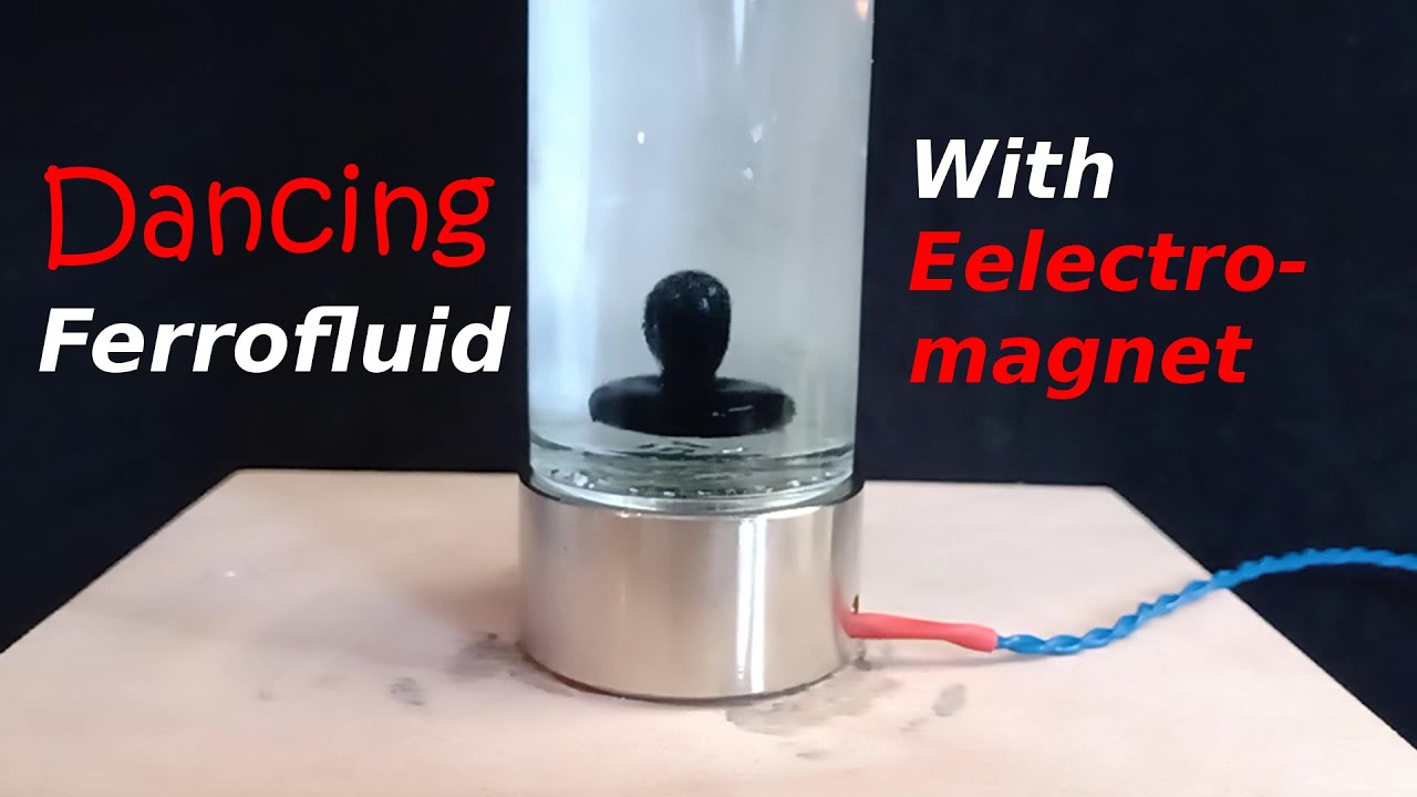 Dancing Ferrofluid looks amazing