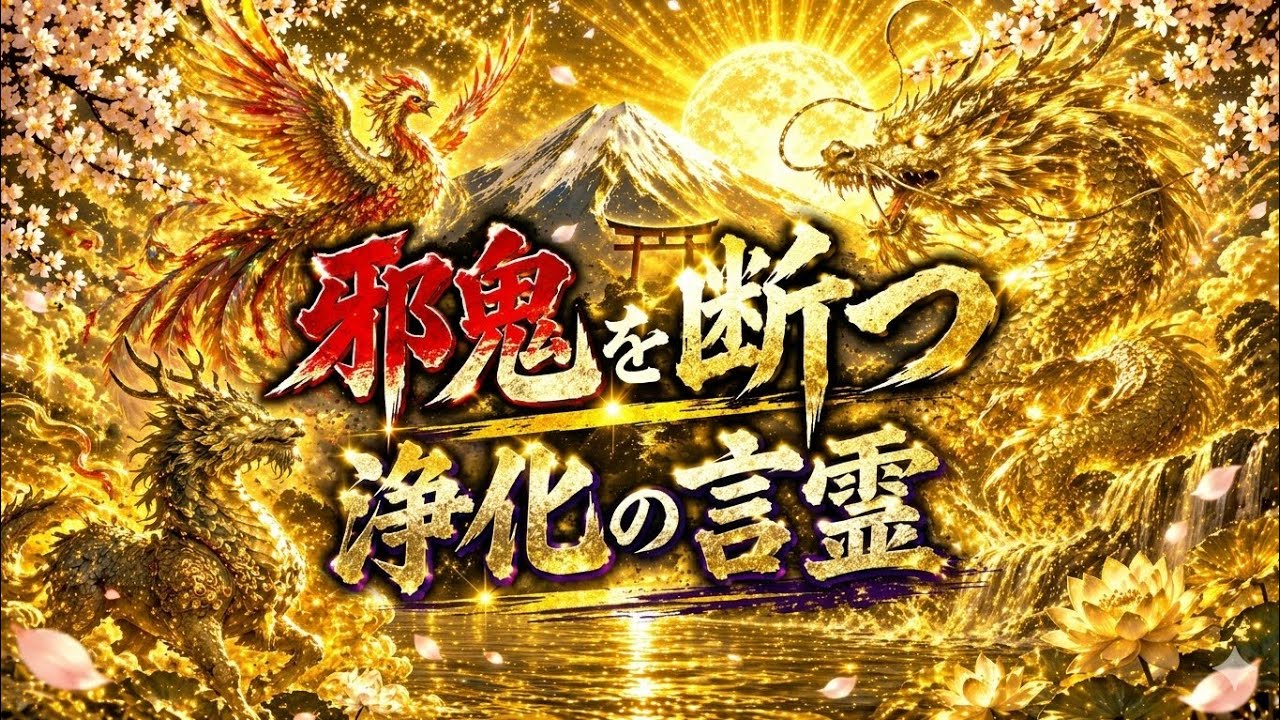 【180万再生】🌸多くの方が救われてます🌸強力なお祓い動画🐉死霊、生き霊も浄化！無料で聞き流せるので高額な浄霊を受ける前に聞いてみて下さい🐉使わなくて済んだお金はご自身の為に使って下さい☀🌕️🗻🌸