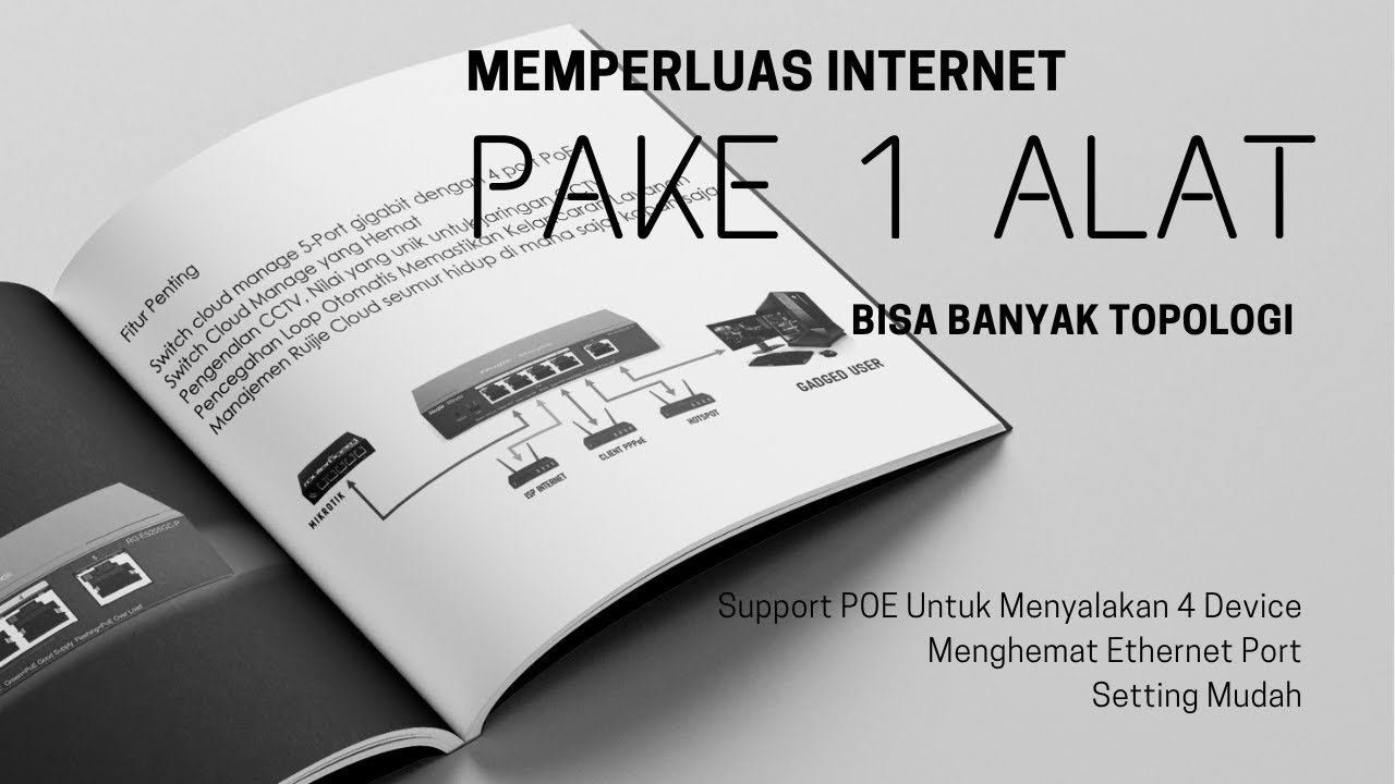 Ruijie RG ES205GC-P Manageable POE Switch | Memperluas Jaringan Pake VLAN Dan Menyelakan AP & CCTV