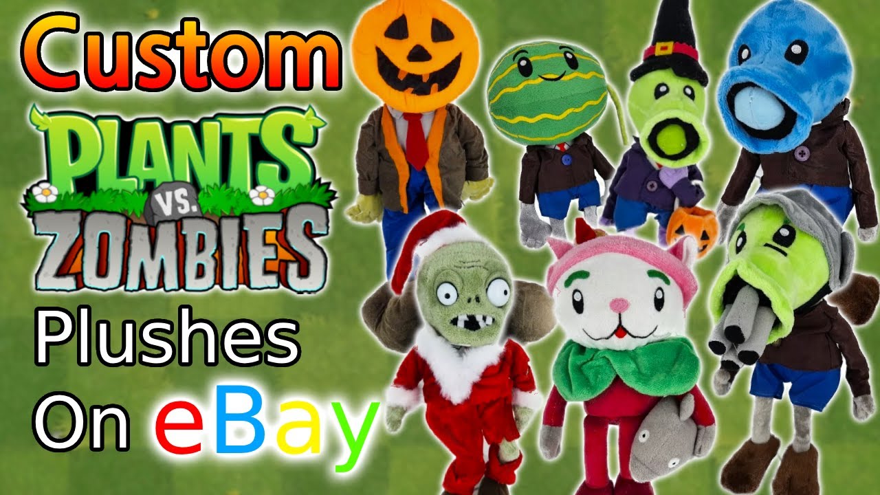 Custom Plants Vs Zombies Plushes On eBay