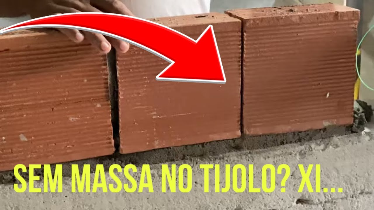 N&Atilde;O FA&Ccedil;A ALVENARIA COM TIJOLOS SEM VER ESTE V&Iacute;DEO