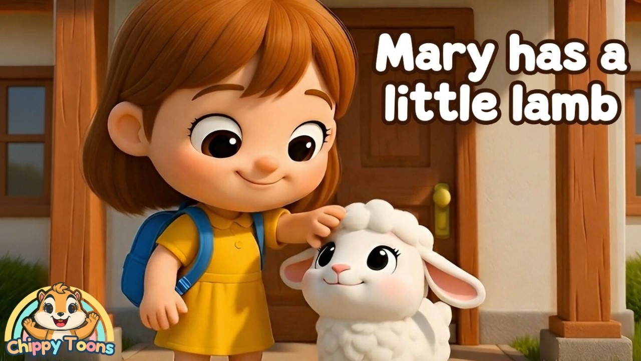Mary Has a Little Lamb | Nursery Rhyme for Kids