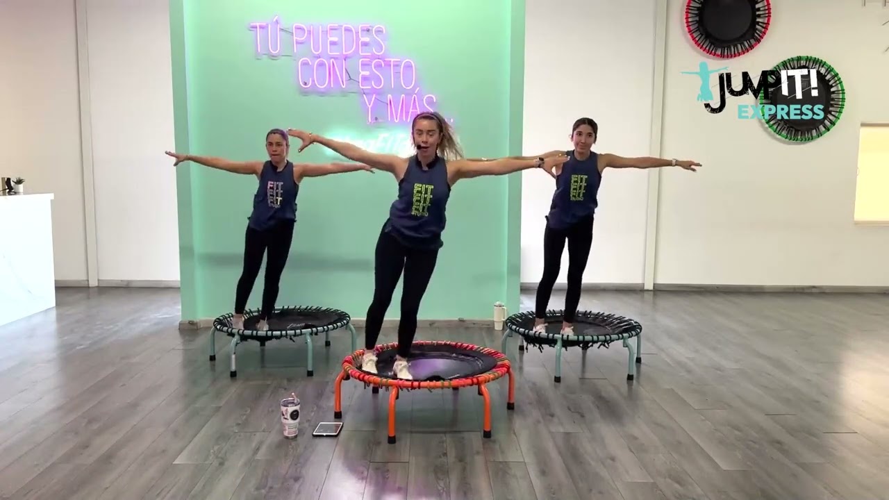 Clase Jump It Express by Tania de Alba (cardio en Trampolin solo 30 min)