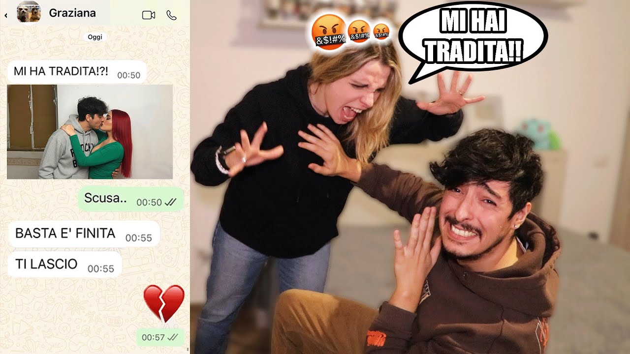 HO TRADITO LA MIA RAGAZZA e  NON L'HA PRESA BENE..