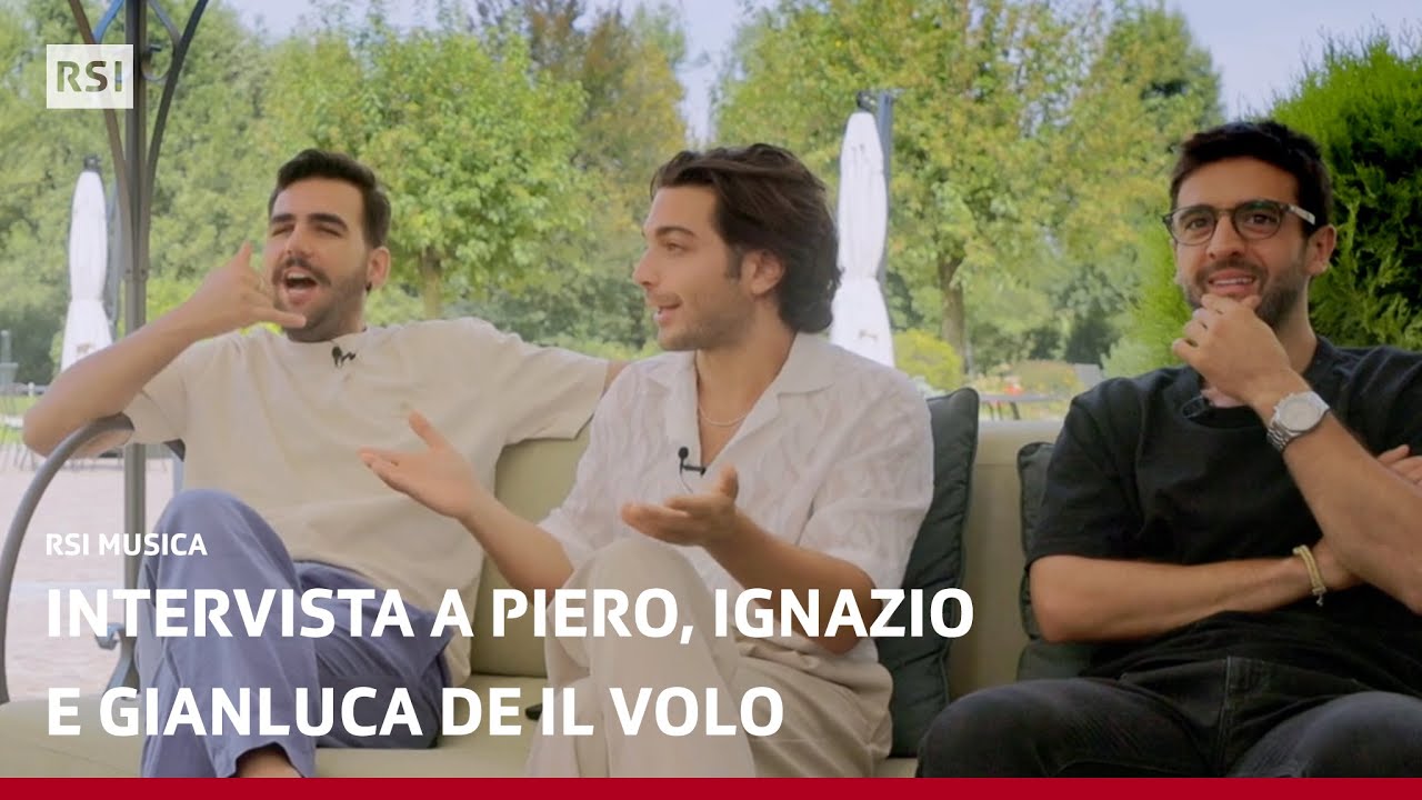 Intervista a Piero, Ignazio e Gianluca de Il Volo | RSI Musica