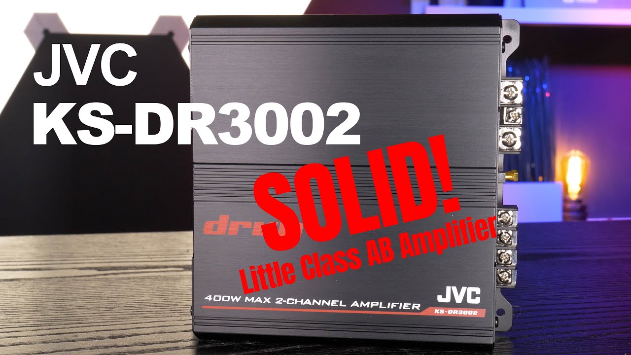 This amp is SOLID! - JVC KS-DR3002 little class AB amplifier