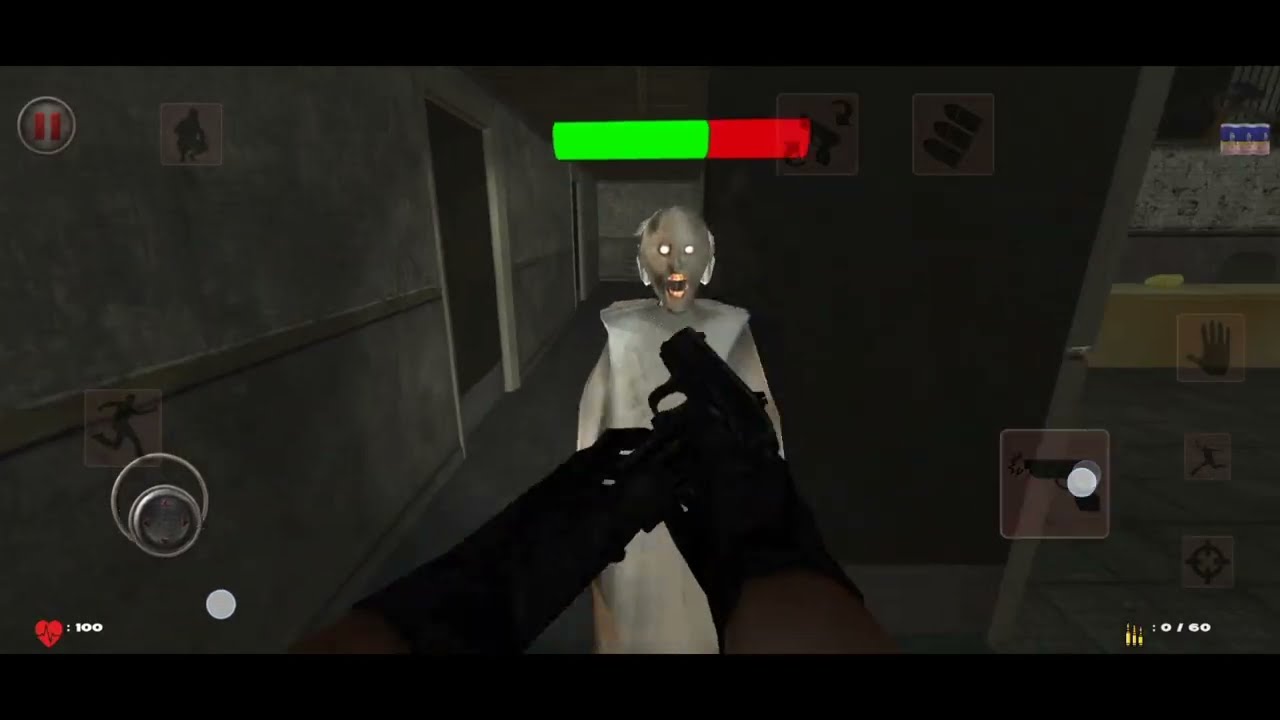 |THE ASYLUM OF EVIL GRANNY HORROR GAME GAMEPLAY|