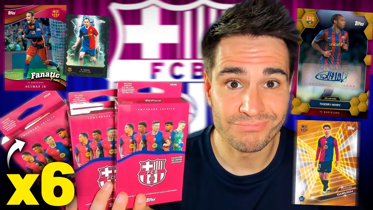 Abriendo Topps FC Barcelona Fan Set 2024/25 *cartas numeradas aseguradas* | JuanluDBZ