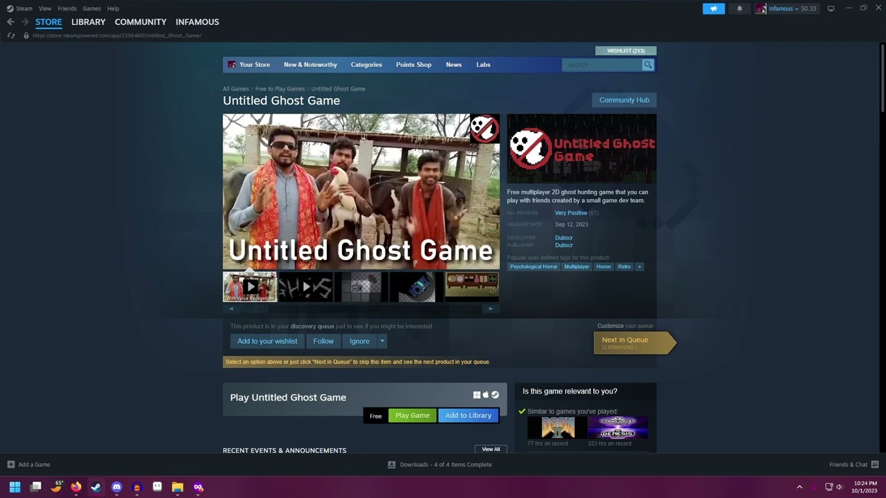 Steam Discovery Queue Games Are Weird