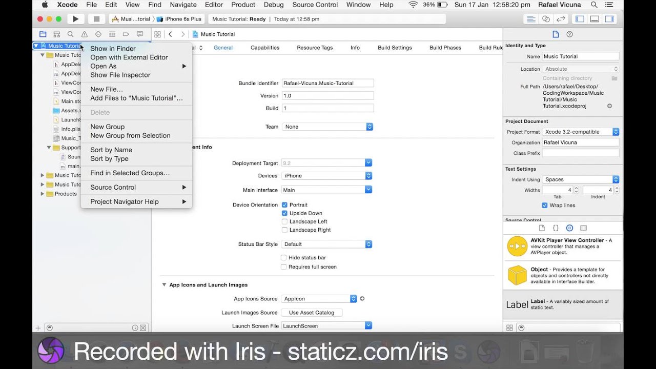 Xcode 7 - How To Play Audio Files