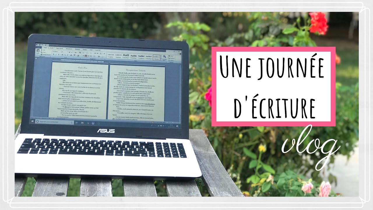VLOG ÉCRITURE N°1 : 6 000 mots en une journée !