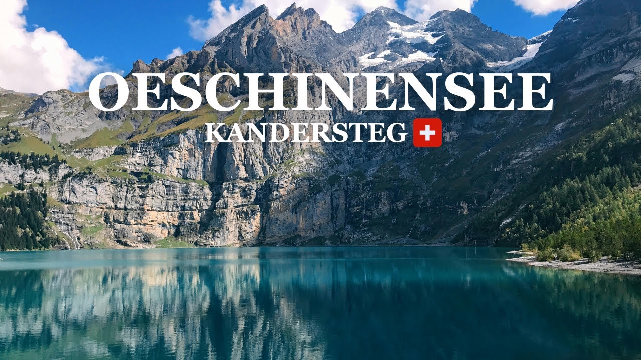 Oeschinensee: Um Lago Surpreendente nos Alpes Su&iacute;&ccedil;os! 🇨🇭 4K