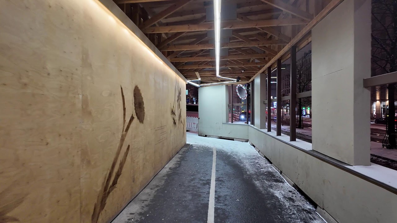🔴 Snowy Night Walk Helsinki 4K ❄️ Walk All Night Long 🌨️ 🔴 PRE-RECORDED SLOW TV CITY SOUND JAN 2025