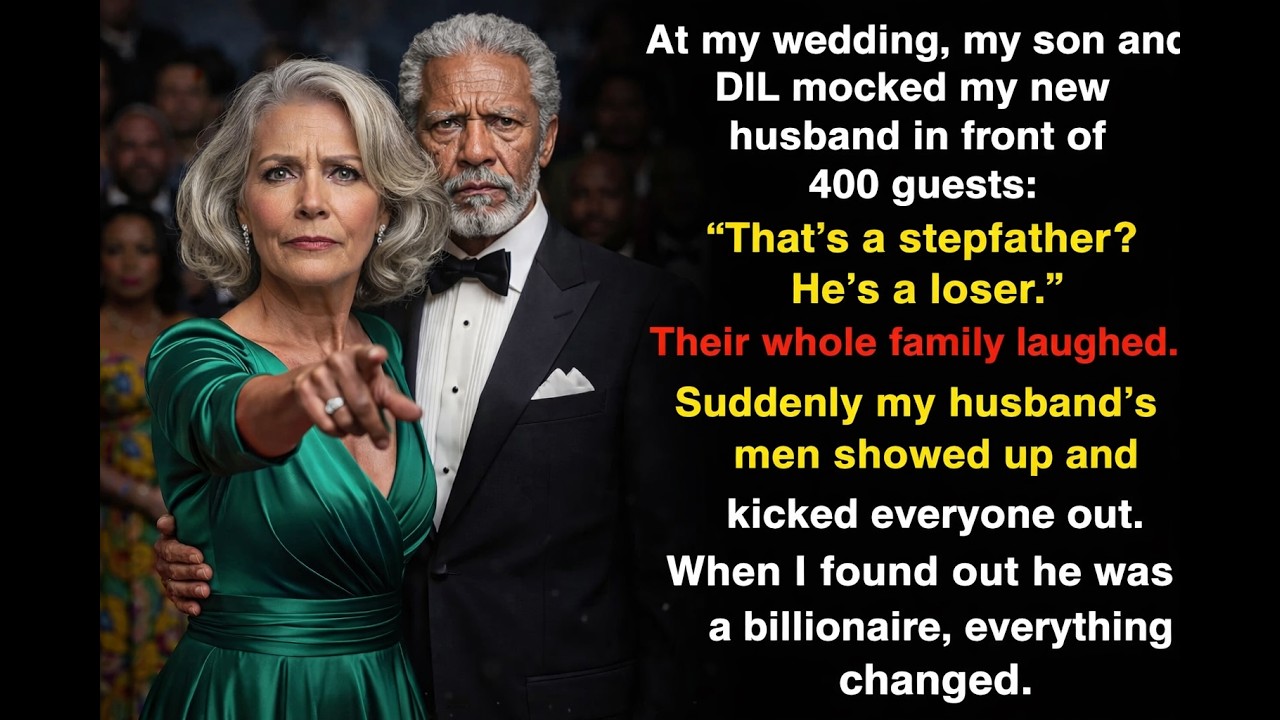 My son and his wife mocked my new husband at my wedding. When the 