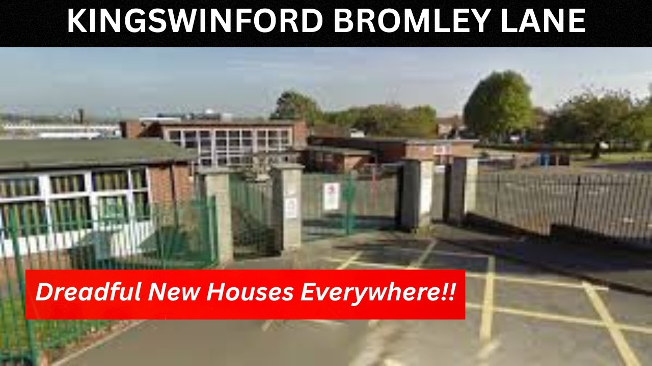 KINGSWINFORD BROMLEY LANE dreadful new houses everywhere, the fields I knew have all long gone