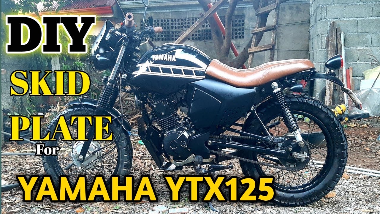 Yamaha Ytx125 DIY skid plate #bukidnonmyhome #yamahaytx125  #diy #scrambler #skidplate