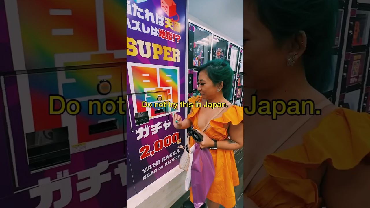 Premium capsule toys machine in Japan with LV & Gucci