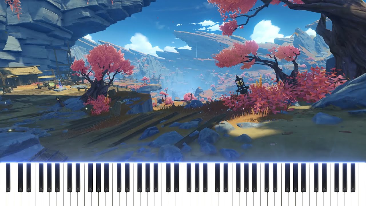 『Wordless Cliffs / 魏々たる丹砂』Genshin Impact Piano | 原神ピアノ