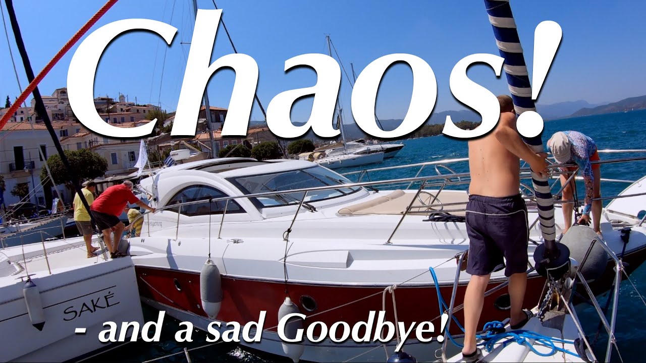 Motorboat captain creates chaos while docking! Loses his head. - Sail Mermaid S3 E16