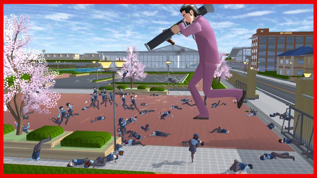 Giant Yakuza Momo Gumi Boss || SAKURA School Simulator