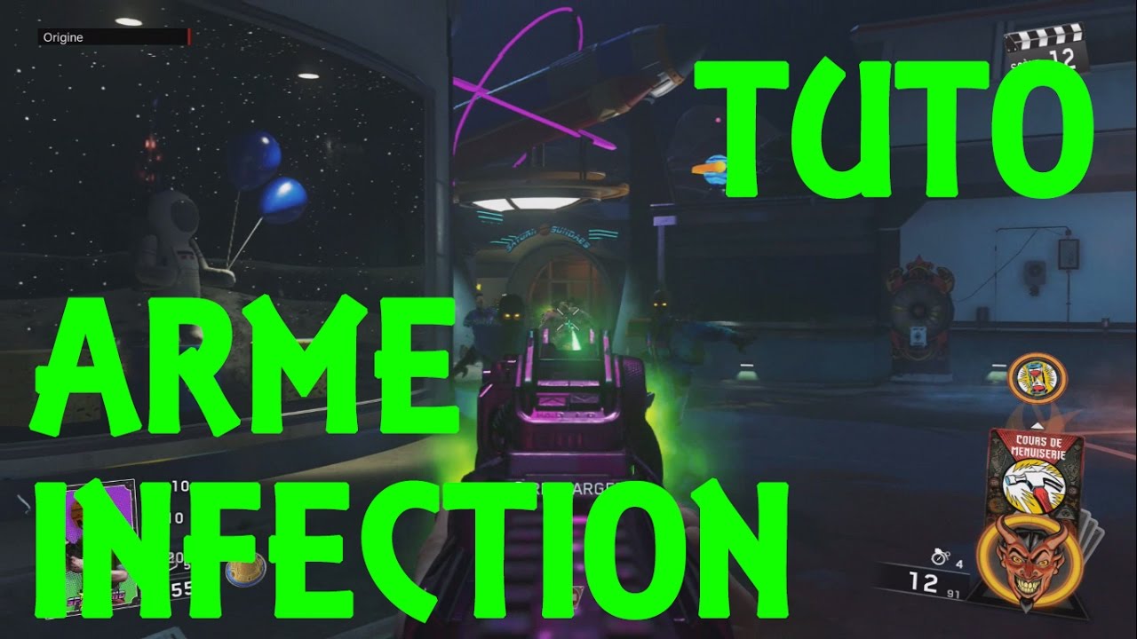 AVOIR L'ARME INFECTION SPACELAND ZOMBIE IW TUTO FR