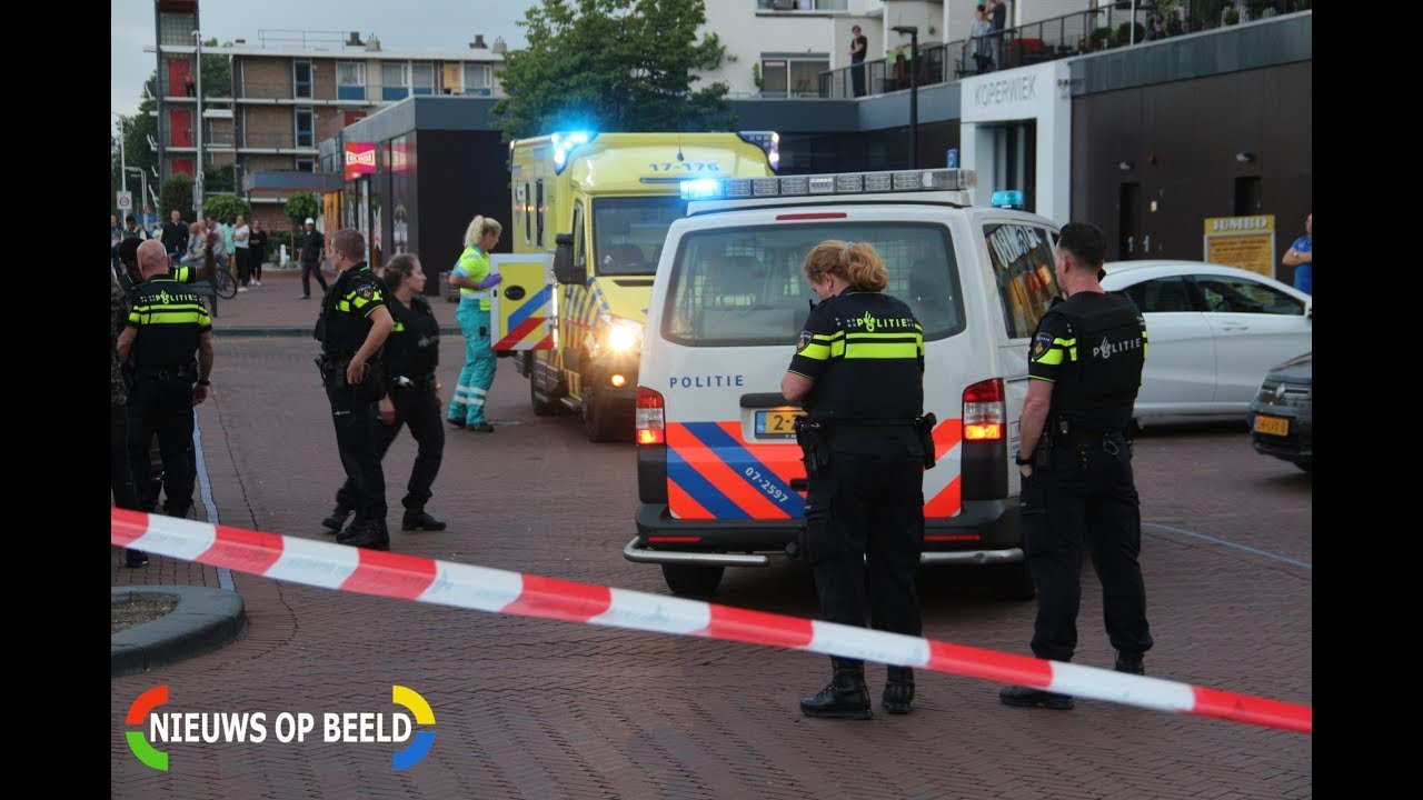 Schietpartij winkelcentrum de Koperwiek Reigerlaan Capelle aan den IJssel
