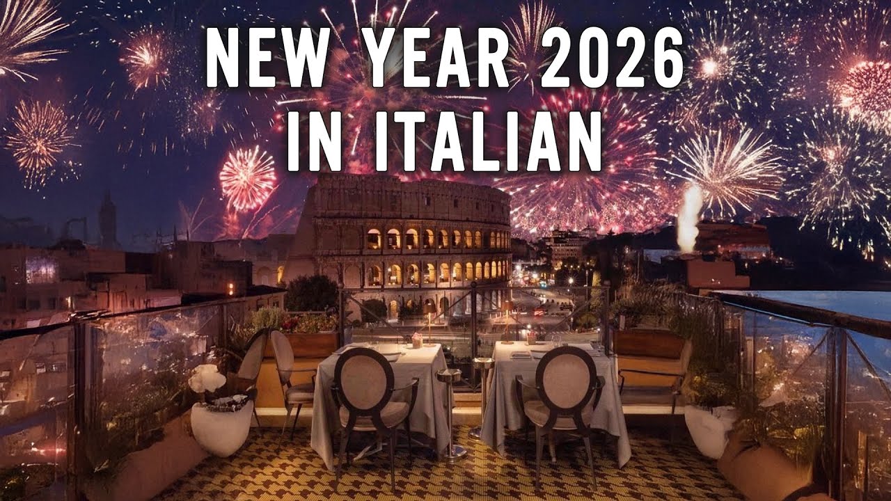NEW YEAR 2026 IN ITALY 🇮🇹 🎶 Italian Music 🎶 Scenic Amalfi Coast & Lake Como Relaxation 4K