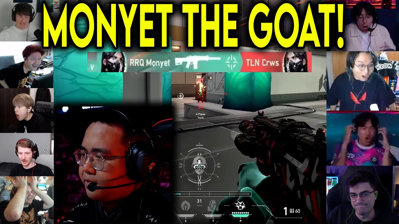 Valorant Streamers Reacts To RRQ Monyet Insane ACE Against Talon Esports In VCT