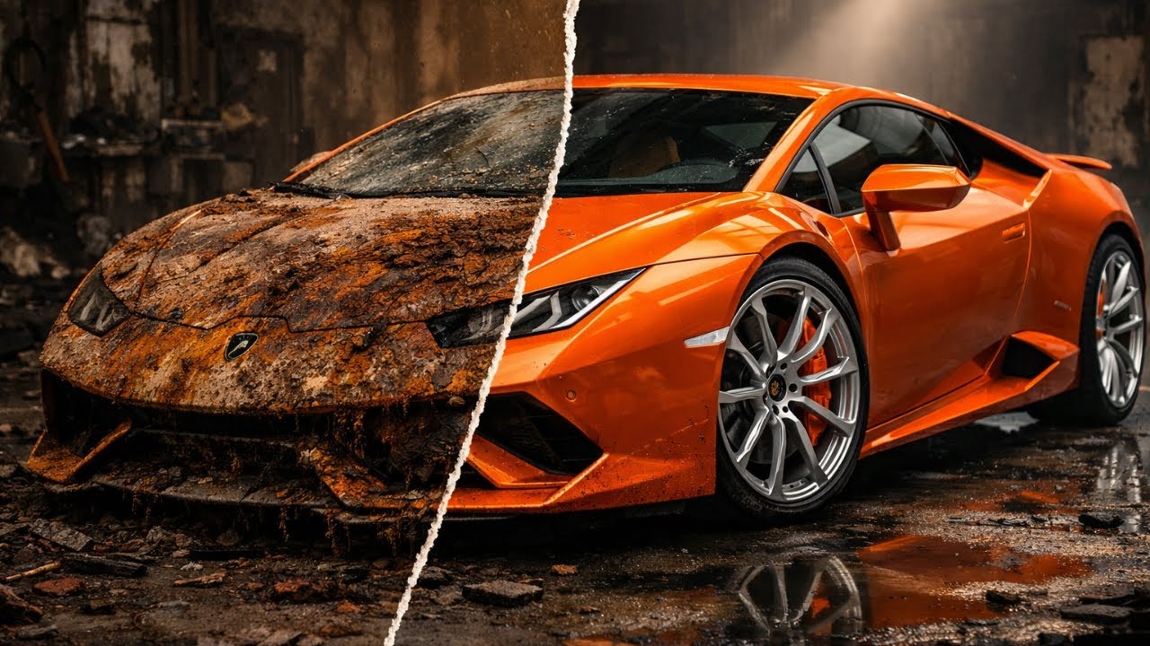 ASMR Car Restoration! 2015 Lamborghini Huracan Full Restoration|Full Restoration Journey