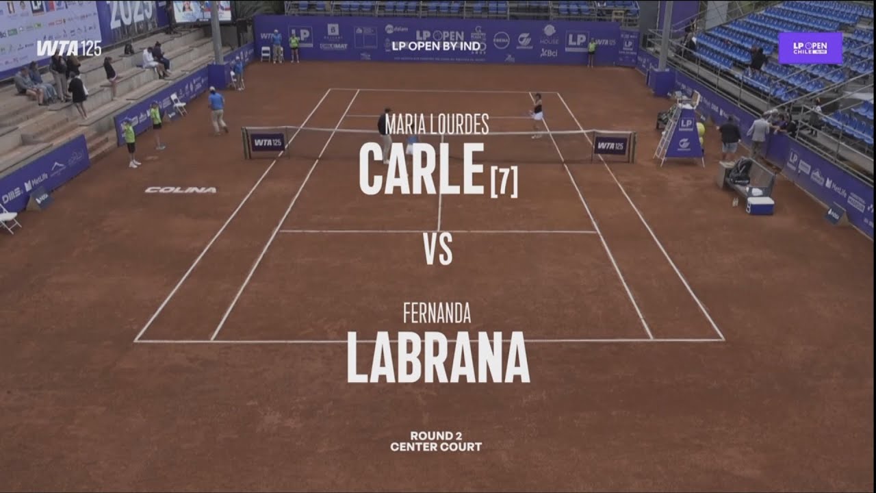 (7) Maria Lourdes Carle (ARG) vs  (WC) Fernanda Labrana (CHI) - Game, Set, Match