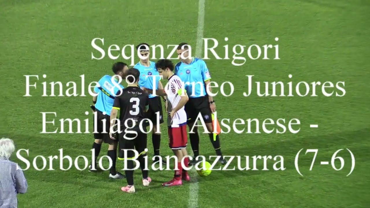 8° Torneo Emiliagol - Sequenza Rigori Finale Alsenese - Sorbolo B. 7-6