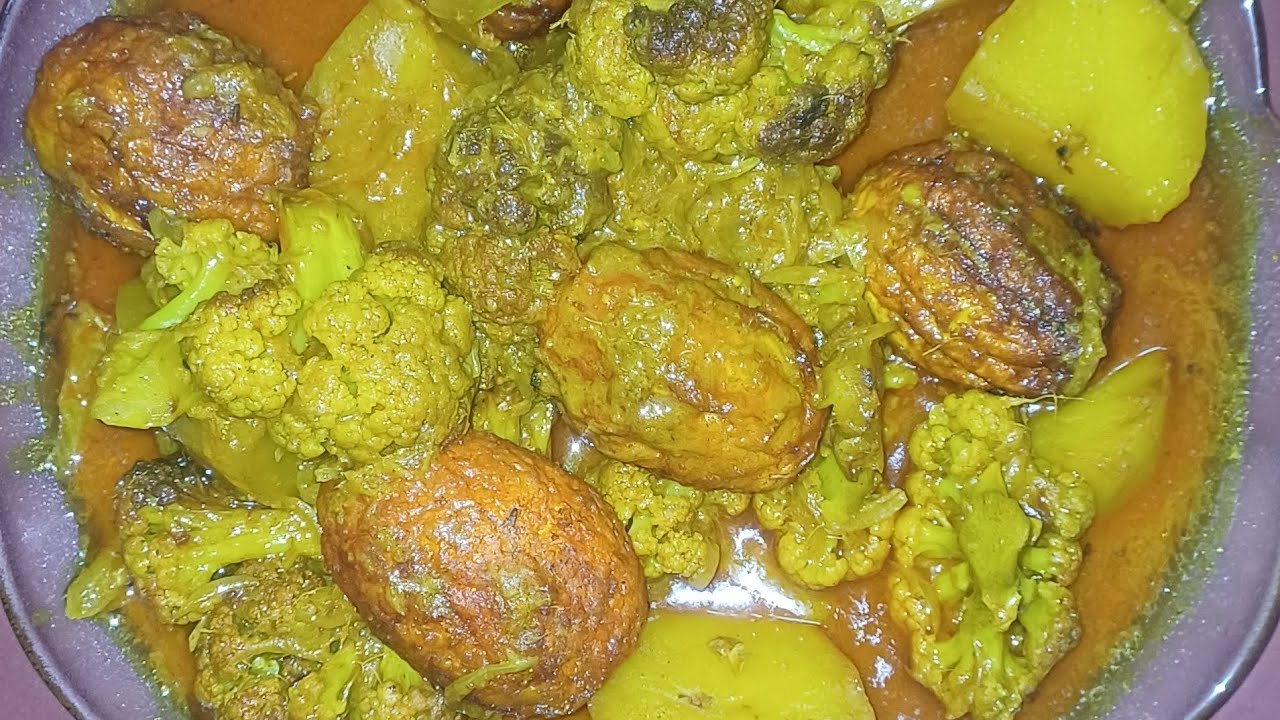 হাঁসের ডিম দিয়ে ফুলকপির রোস্ট রেসিপি 