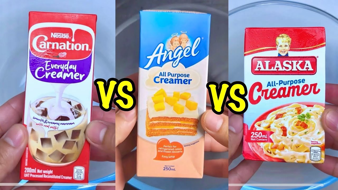Comparing All Purpose Creamer Brands | Carnation, Angel and Alaska